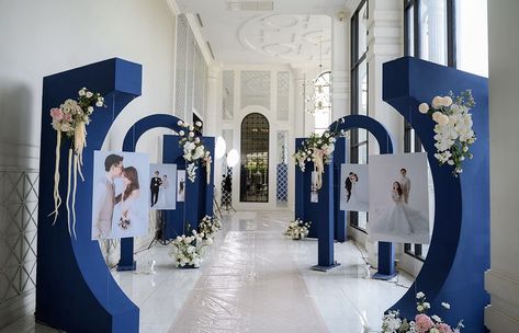 Wedding Entrance Decor Entryway, Wedding Photo Op, Asian Wedding Decor, Nikah Decor, Event Entrance, Corporate Event Design, Dinner Party Decorations, Wedding Entrance Decor, Wedding Stage Design