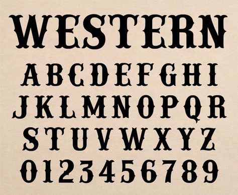 Western Font Wild West Font Old West Font Western Font Styles Cowboy Font Cowgirl Font Old Western Font Western Script Country Font Gothic fonts Font fonts #font #fonts #dafontfonts 17.572 Cowgirl Font, Free Hand Fonts, Cowboy Font, Country Fonts, Font Gothic, Sign Lettering Fonts, Font Writing, Numbers Tattoo, 10 Tattoo