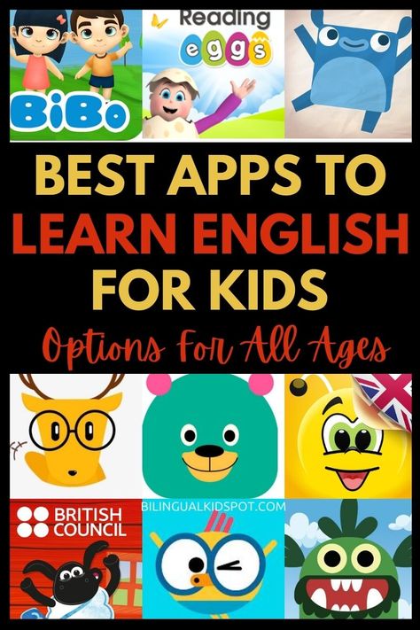 Apps To Learn English, Homeschool Websites, Learning Apps For Kids, English App, Best Language Learning Apps, Teach English To Kids, English For Kids, Grammar Games, Language Apps