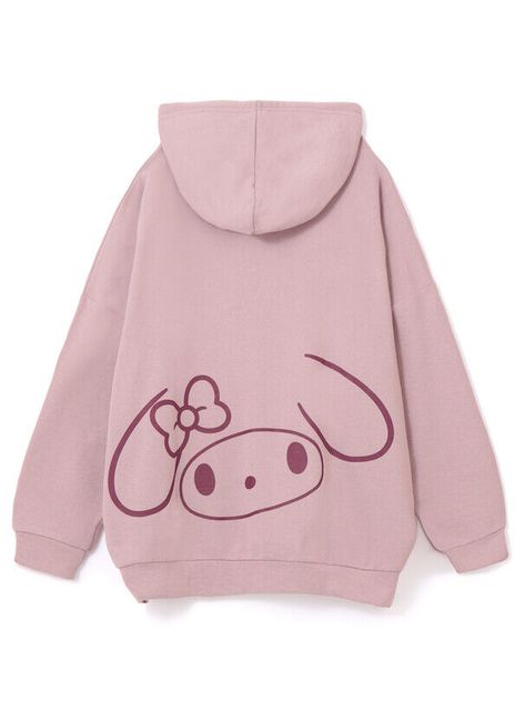 Kawaii Clothes Pink, My Melody Hoodie, Asian Birthday, Sanrio Products, Kawaii Ideas, Sanrio Items, Sanrio Outfits, Sanrio Clothes, Hello Kitty Hoodie