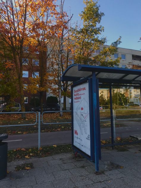 Fall autumn bus leaf pretty cute Bus Station Aesthetic, School In Autumn, Autumn School, Morning School, Dark Academic, School Vibes, Year 8, Dark Autumn, Academic Motivation