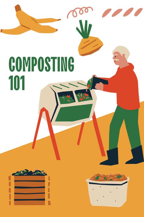 🌱 Transform your kitchen scraps into garden gold with composting! 🌿 Learn how to reduce waste, enrich your soil, and promote a greener planet with our Beginner's Guide to Composting. ♻️ Dive into the magic of composting and watch your garden thrive! 🌻 #Composting #SustainableGardening #ReduceWaste #GreenLiving 🌎 Check out our blog post for all the tips and tricks! Composting 101, Composting Methods, Composting Process, Vegetable Scraps, Kitchen Scraps, Yard Waste, Sustainable Garden, Soil Health, Plastic Pollution