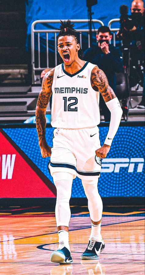 Eybl Basketball Wallpaper, Basketball Lockscreen, Ja Marant, Ja Morant Dunk Wallpaper, Aesthetic Wallpaper Basketball, Nba Aesthetic Wallpaper, Nba Aesthetic, Wallpaper Basketball, Basketball Pics