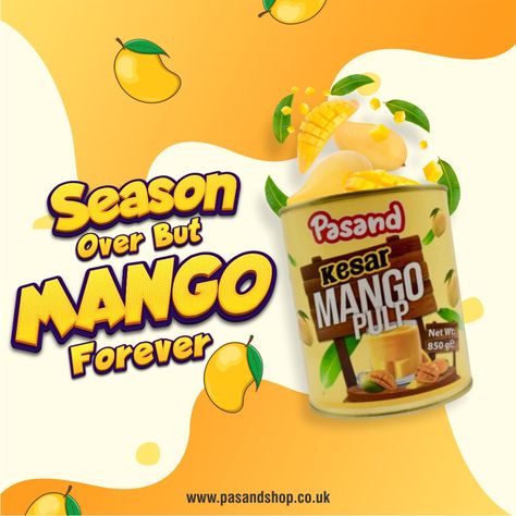 The pure essence of nature with our mango pulp – crafted with Pasand's commitment to goodness and quality. Taste the sweetness of natural perfection! Order Now- https://bit.ly/3OfVxZ4 . . . #Pasandfoods #Rasoifoods #pasandbrand #pulp #dessert #kesarmangopulp #food #desifood #indiantaste #instantfood #foodies #foodstagramming #health #GroceryDelivery #unitedkingdom #UK #desifood #mango #mangopulp #kesar #drink #mangoes #summertime #summervibe Mango Pulp Packaging Design, Pulp Poster, Alphonso Mango, Mango Pulp, Desi Food, Instant Recipes, Delivery Groceries, Post Design, Mango