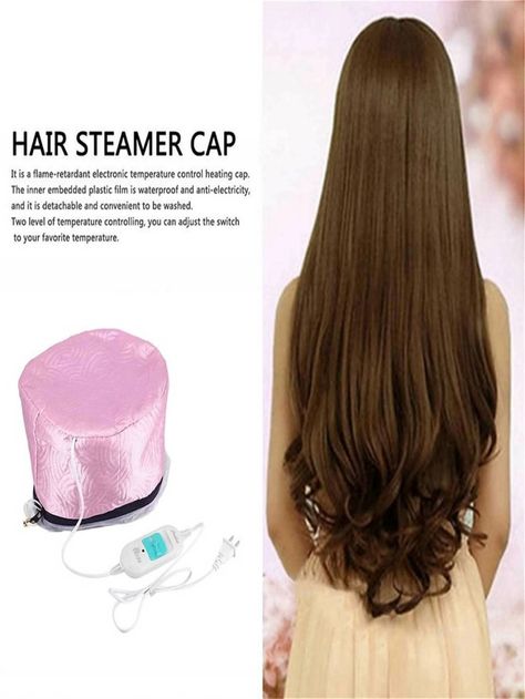 Electric Hair Steamer Cap | SHEIN South Africa Hair Steamer, Head Spa, Hair Steamers, Split Hair, Eyelash Brush, Electric Hair, Beauty Parlor, Plastic Film, Damaged Hair Repair