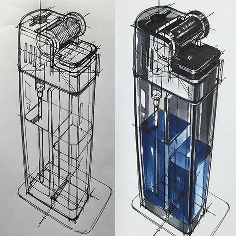 Product Sketching, Structural Drawing, Object Drawing, Industrial Design Sketch, Sketch Markers, Marker Drawing, Art Sketch, Technical Drawing, Book Sale