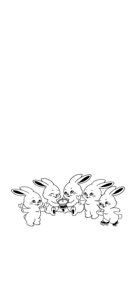 Bunny Lock Screen Wallpaper, New Jeans Lock Screen, Lock Screen Wallpaper White, Basic Lockscreen, White Lock Screen Wallpaper, White Bunny Wallpaper, Acubi Wallpaper Phone, Newjeans Bunny Wallpaper, Acubi Wallpaper Lockscreen