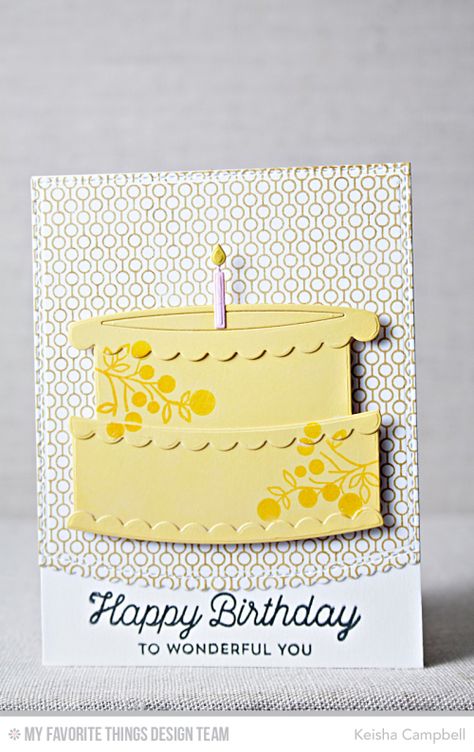 MFT's September New Release Countdown-day 1 Birthday Cake Greetings, Dots Background, Fall Friends, Final Countdown, Pie Cookies, The Final Countdown, Cake Candle, Birthday Card Craft, Stamp Ideas