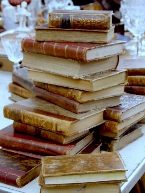 Books Inspiration, Leather Bound Books, World Of Books, Stack Of Books, Book Nooks, Old Books, Library Books, Book Inspiration, Altered Books