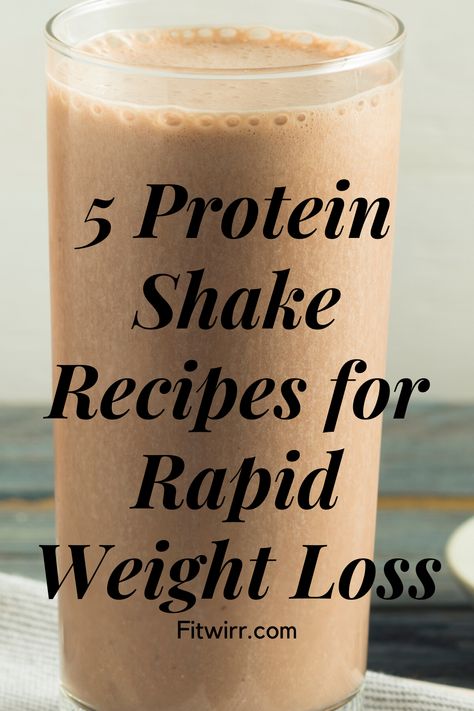 5 Best Protein Shakes for Weight Loss Easy Protein Shake Recipes, Simple Protein Shake Recipes, High Protein Shakes, Healthy Protein Shake, Easy Protein Shakes, Healthiest Protein Powder, Healthy Protein Shakes, Low Calorie Protein, Best Protein Shakes