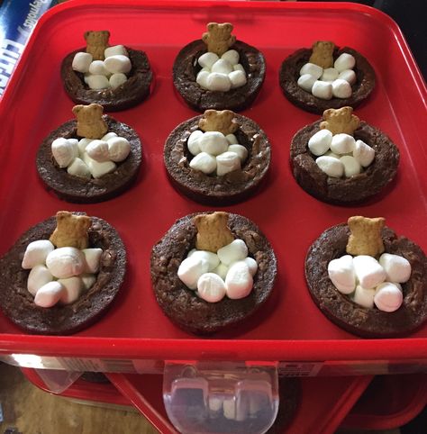 Teddy Gram Brownie Cups Brownie Cups, Event Planning, How To Memorize Things