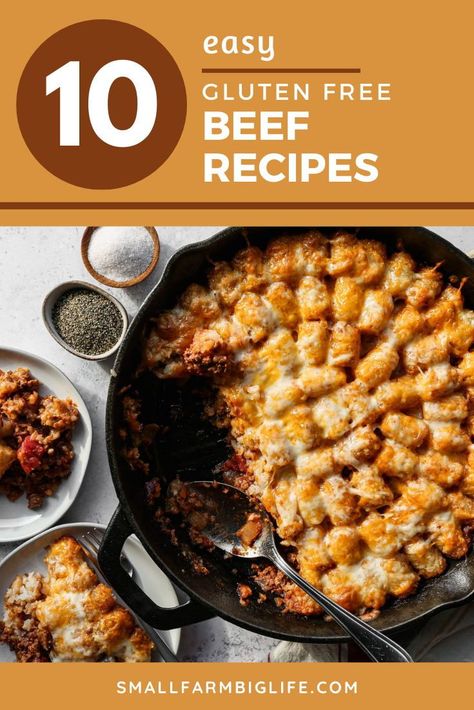 These healthy recipes using ground beef are a quick and easy way to make dinner. These are the best gluten free ground beef recipes using the instant pot, crockpot or slow cooker and casseroles. I hope you enjoy these 10 easy gluten free beef recipes! #glutenfree #recipes #beef Gluten Free Beef Recipes, Gluten Free Ground Beef Recipes, Gluten Free Sloppy Joes, Gluten Free Enchiladas, Gluten Free Meat, Recipes Using Ground Beef, Slow Cooker Meatloaf, Slow Cooker Spaghetti, Healthy Dinner Options