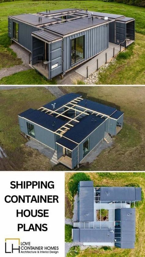 Cargo Container Homes: The Fusion of Style and Function Cargo House, Cargo Homes Shipping Containers, Two Bedroom Container House, 3 Container House Design, Container Homes Interior, Shipping Container Homes Plans Layout, Container Home Floor Plans, Container Home, Prefab Shipping Container Homes