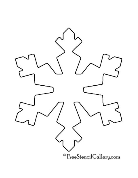 Felt Snowflake Pattern, Snowflake Outline, Pattern Outline, Diy Christmas Snowflakes, Printable String Art Patterns, Free Printable Sewing Patterns, Snowflake Stencil, Snowflake Template, Felt Ornaments Patterns