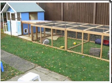 Large Rabbit Run, Outdoor Rabbit Run, Bunny Sheds, Rabbit Hutch Ideas, Bunny Houses, Rabbit Hutch And Run, Rabbit Shed, Large Rabbit Hutch, Diy Rabbit Hutch