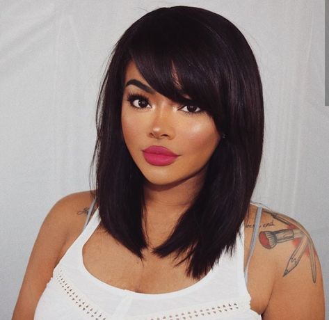 Brittanie Evans, Wigs Medium Length, Medium Length Locs, Ashy Brown, Blessed Wednesday, Swept Bangs, Wavy Bob Hairstyles, Medium Bob Hairstyles, Fabulous Hair