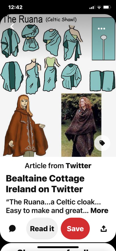 Ren Faire Sewing Projects, Easy Larp Costume, Ren Faire Knitting, Ren Faire Crochet Pattern Free, Crochet For Ren Faire, Renfaire Sewing Pattern, Elven Cloak Pattern, Ruana Cloak, Cloak Pattern