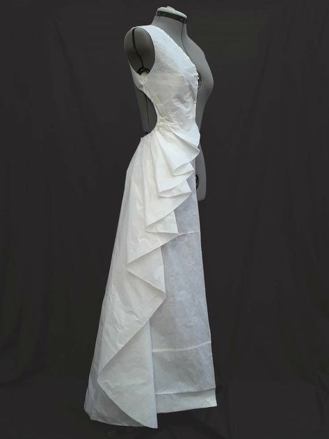 Paper Draping Dress, Moulage Dress, Drapping Dress Pattern, Fashion Draping, Pattern Draping, Origami Fashion, Draping Fashion, Fashion Design Patterns, فستان سهرة