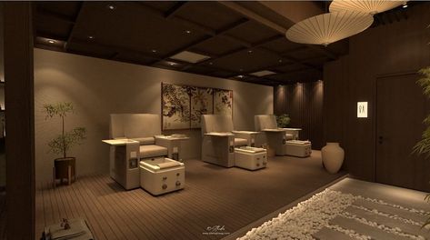 #interiorsg #sginterior #homesg #sghome #interiordesignersg #sginteriordesigner #sgreno #homedecorsg #renosg #sghomedecorideas #sgdesign #interiordesign #10studiosg #dreamhome #interiorinspirat... Japanese Beauty Salon, Japanese Nail Salon, Japanese Hair Salon, Salon Concepts, Japanese Nail, Japanese Nails, Nails Done, Glass Garden, Japanese Style