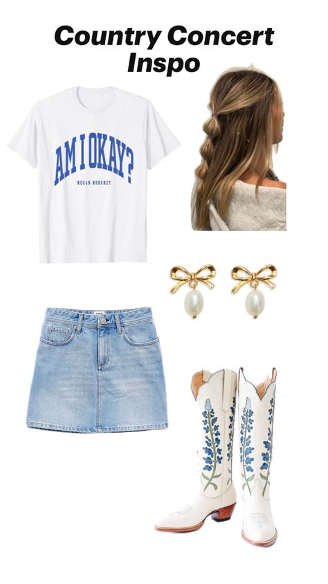 Outfit meant for a Megan Moroney Concert Megan Moroney Concert, Megan Moroney, Cowgirl Style Outfits, Concert Fit, Cute Country Outfits, Country Concert Outfit, Concert Outfits, Country Concert, Concert Fits