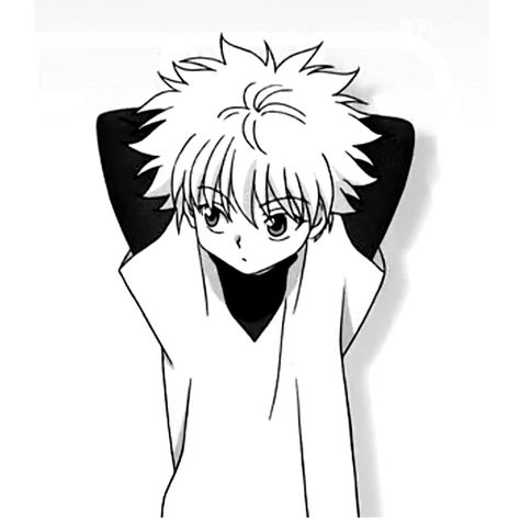 Killua White Background, Killua Pfp Manga, Manga Killua, Killua Manga, Twitter Header Pictures, Header Pictures, Hunter Anime, Comic Panels, Anime Character Drawing