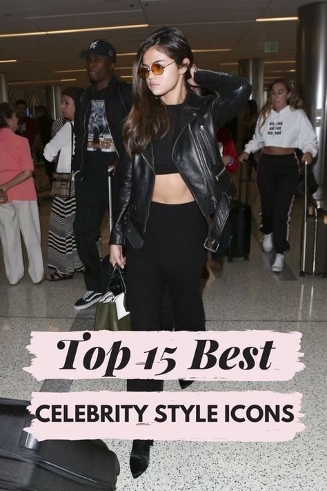 The Top 15 Celebrity Style Icons for Young Women Fall Celebrity Style, Dress Like A Celebrity Spirit Week, Fashionable Celebrities, Celeb Street Style, Classic Style Icons, Style Icons Women, Celebrity Icons, Billie Eilish Outfits, Celebrity Style Icons