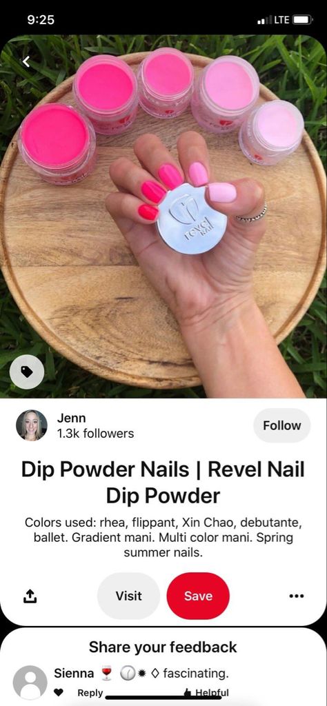 Revel Nail Dip Powder, Revel Nail Dip, Dip Powder Nails, Dip Powder, Powder Nails, Mani Pedi, Summer Nails, Nail Colors, Dip