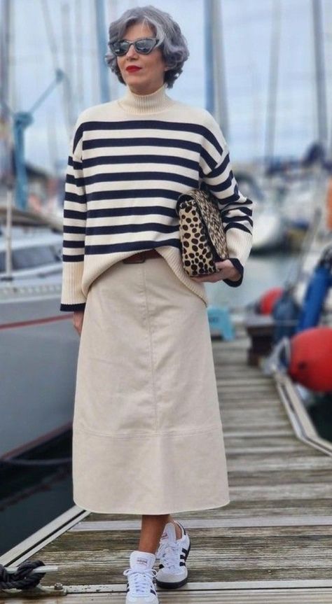 Moda Over 50, Stylish Fall Outfits, 60 Fashion, Mode Casual, Cooler Look, Mode Inspo, 가을 패션, Style Mistakes, Fashion Over 50