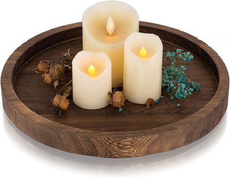 Candle tray decor