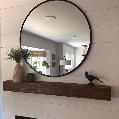 Floating Shelves Under Mirror, Floating Shelves And Mirror Wall Decor, Floating Shelf Under Mirror, Floating Shelves And Mirror, Mirror And Floating Shelves, Floating Shelves With Mirror, Floating Shelf With Mirror, Floating Shelves Entryway, Floating Shelf Entryway