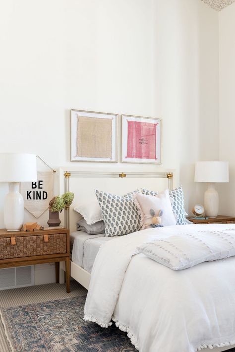 The Sunday 7: Memorial Day Weekend - Studio McGee Studio Mcgee Girls Room, Mcgee Bedroom, Chic Bedroom Design, Colorful Room, Toddler Girl Room, Bedroom Artwork, Kids Room Inspiration, Memorial Day Weekend, Dreamy Bedrooms