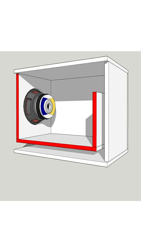 Compact home subwoofer 12 Inch Subwoofer Box Plan, Small Subwoofer, Enclosure Design, Compact Home, Subwoofer Box Design, Speaker Enclosure, Speaker Cabinet, Subwoofer Box, Diy Speakers