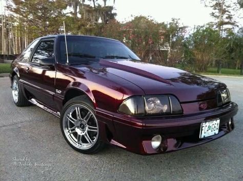 Red Wine Fox Body Mustang GT To Fast To Furious, Foxbody Mustang, Fox Mustang, Bond Cars, Fox Body Mustang, Mustang Cobra, Mustang Cars, Nissan Gt-r, Pontiac Gto