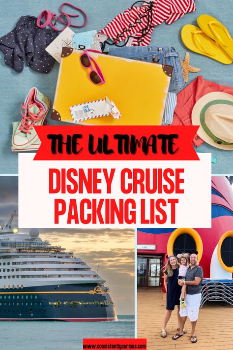 Disney Cruise Packing, Disney Cruise Packing List, Disney Fantasy Cruise, Cruise Disney, Cruise Packing List, Packing List For Disney, Disney Cruise Vacation, Cruise Packing, Disney Cruise Tips