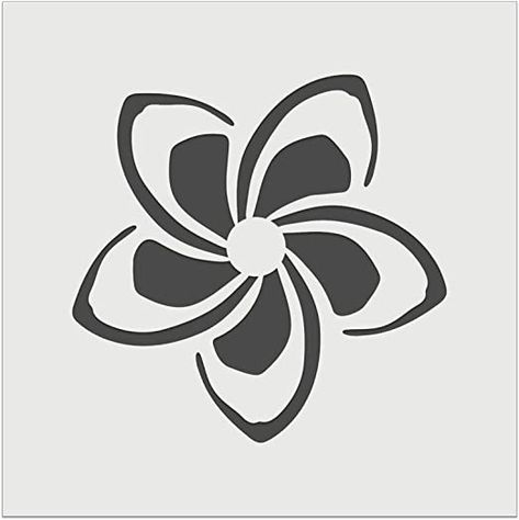 Amazon.com : Plumeria Beautiful Tropical Spiral Flower Wall Cookie DIY Craft Reusable Stencil - 5.5 Inch : Arts, Crafts & Sewing Spiral Flower, Diy Cookie, Crafts Sewing, Wall D, Flower Wall, Flower Designs, Stained Glass, Mosaic, Sewing Crafts