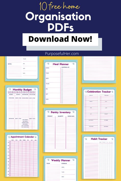 10 FREE Organisation Printables To Completely Transform Your Life Lead Magnet Pins For Purposeful Her (2) Life Planner Printables Free, Organisation Printables, Life Organization Printables, Pie Chart Template, Life Planner Printables, Graphic Organizer Template, Free Printables Organization, Concept Web, Free Planner Printables