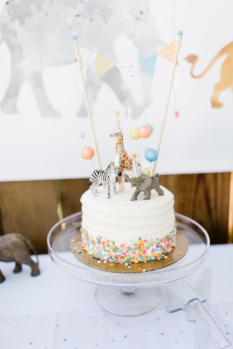 Party Animal Birthday, 2nd Birthday Party For Girl, Animal Birthday Cakes, Wild Birthday Party, Second Birthday Ideas, 2 Birthday Cake, 1st Birthday Cakes, 2nd Birthday Party Themes, Animal Cake