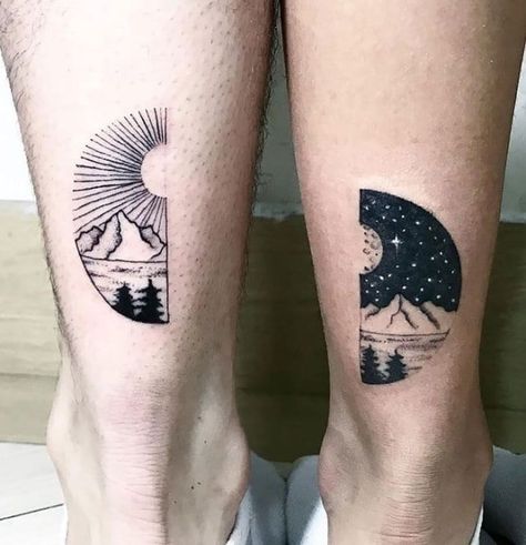 Tato Naruto, Pair Tattoos, Tato Maori, Couple Tattoos Love, Small Matching Tattoos, Tato Minimal, Tattoo Placements, Couple Matching Tattoo, Tattoos Infinity