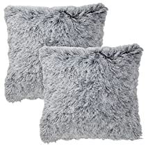 Grey Faux Fur Throw, Bench Couch, Fuzzy Pillows, Faux Fur Pillow, Grey Throw Pillows, Fur Pillow, Faux Fur Throw Pillow, Grey Pillows, Modern Throw Pillows