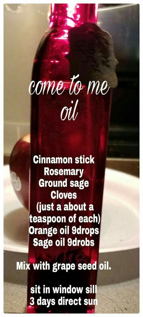 Dressing Candles With Oil, Attraction Oil Recipe Witchcraft, Come To Me Oil Recipe, Come To Me Oil, Magick Oil, Hoodoo Oils, Hoodoo Magic, Hoodoo Spells, Conjure Oil