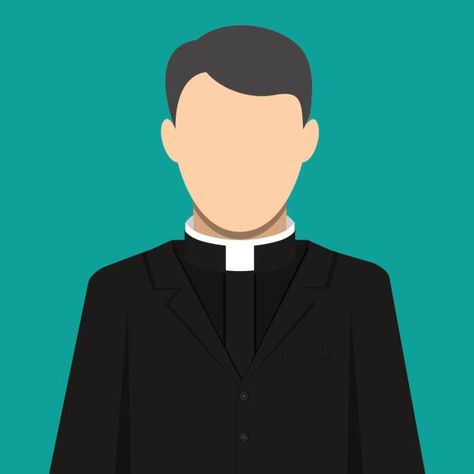 Priest Illustrations, Royalty-Free Vector Graphics & Clip Art - iStock Preacher Drawing, Priest Illustration, Priest Drawing, Lionel Messi Wallpapers, Jdm Wallpaper, Catholic Priest, The Good Shepherd, Couple Illustration, Free Vector Graphics