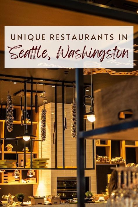 Unique Restaurants in Seattle: 12 Coolest Seattle Places to Eat - Global Viewpoint Canlis Seattle Restaurant, Seattle Washington Restaurants, Dinner In Seattle, Smith Tower Seattle, Seattle Dinner Restaurants, Seattle Places To Eat, Best Places To Eat In Seattle, Where To Eat In Seattle, Seattle Restaurants Downtown