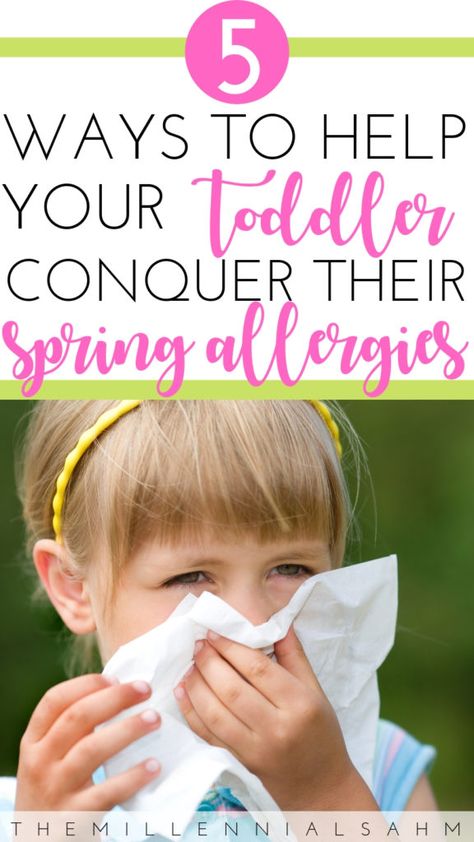 5 ways to help toddlers conquer spring allergies Kids Allergies Relief, Seasonal Allergy Remedies, Allergy Remedies For Kids, Toddler Allergies, Natural Allergy Relief, Spring Allergies, Natural Remedies For Allergies, Kids Allergies, Summer Health