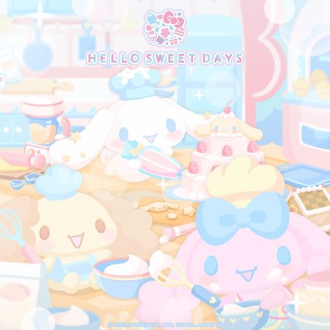 Hello Sweet Days (@hellosweetdays_en) • Instagram photos and videos Chiffon Sanrio, Sanrio Game, Phone Wallpaper Theme, Most Delicious Cake, Zicxa Photos, Hello Sweet Days, 3d Wallpaper Cute, Happy 11th Birthday, Sweet Days