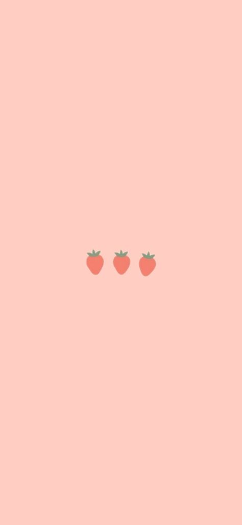 Strawberry Aesthetic, Pink Background, Strawberries, Wallpapers, Pink, Color