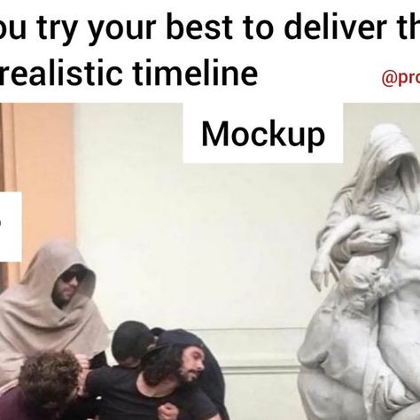 Product Management | Memes on Instagram: "We are trying our Best though... Follow @producthumour for some laughs about real issues Useful PM info in Bio #product #productmanagement #cry #whine #uiux #designissues #bandwidth #timelines #timelineshift #budget #budgetfriendly #budgeting #productupdate #productui #productux #sculpture #changemanagement #webcomics #devhumor #dramaqueen #artmeme #artmemes #engineeringmemes #mvp #demo #meme #softwaredevelopment #software #startup #engineering" Product Management Memes, Manager Meme, Engineering Memes, Product Manager, Product Management, Try Your Best, Change Management, Drama Queens, Art Memes