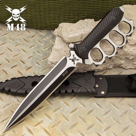 Trench Knife, Knuckle Duster, Pretty Knives, Butterfly Knife, Hand To Hand Combat, Cool Swords, Cool Knives, Knife Sharpening, Fixed Blade Knife