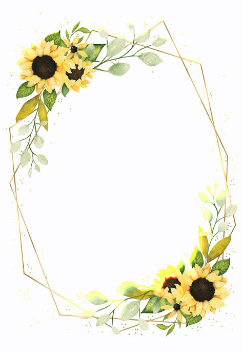 Sunflower And Roses Wedding, Sunflower Wedding Invitation Template, Sunflower Template, Sunflower Motif, Sunflower Invitations, Non Traditional Wedding Ring, Sunflowers And Roses, Sunflower Themed Wedding, Floral Invitations Template