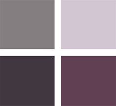 Love these bedroom colors, have it in our master with the dark purple as a accent to our cream walls. Looks great with White & Gray bedding. Purple Gray Bedroom, Grey Bedroom Colors, Oasis Decor, Grey And White Bedding, Bedroom Purple, Kids Bedroom Remodel, Guest Bedroom Remodel, Small Bedroom Remodel, Purple Color Schemes