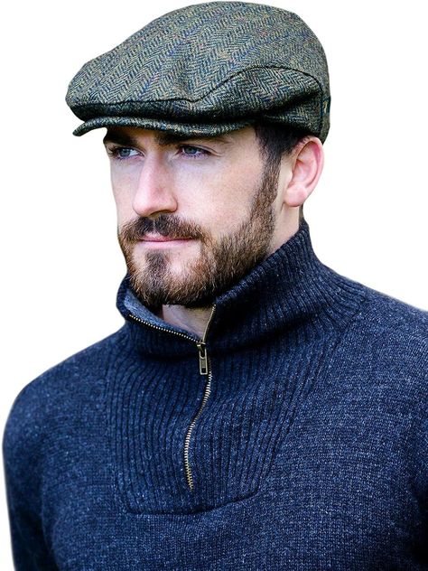 Irish Flat Cap, Irish Hat, Irish Tweed, Flat Cap Men, Tweed Hat, Driving Cap, Men Baseball Cap, Irish Traditions, Cap Men